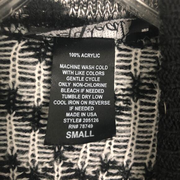 Wet Seal Open Front Tribal Print Cardigan Size Small Soft Stretch - Picture 9 of 10